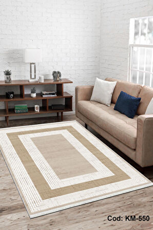 Pamuk Dokuma Taban Kaymaz Yıkanabilir Klasik Desenli  Salon Halısı Mutfak Halısı Koridor Halısı