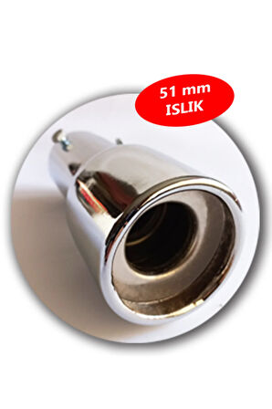 3 Lü Vidalı nikelaj 51 mm. uç takımı sessiz/rüzgar sesli/ıslık sesli sök-tak