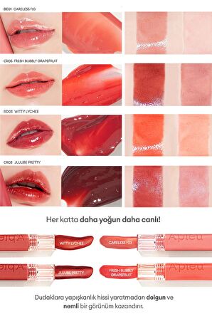 Uzun Süre Kalıcı Parlak Tint APIEU Juicy Pang Tint (BE01)