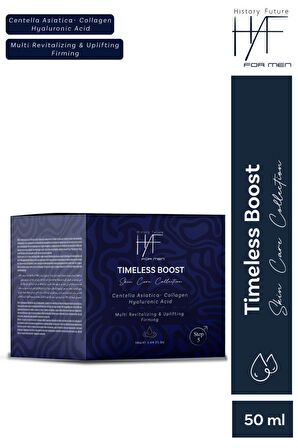 Erkeklere Özel Timeless Boost Yaşlanma Karşıtı Nemlendiren Sıkılaştırıcı Canlandırıcı Yüz Kremi 50ml