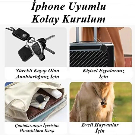 İos Uyumlu KWLBOEY Tag Akıllı Gps Takip Cihazı