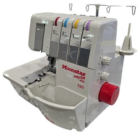 MOONSTAR 520 PROFESYONEL OVERLOK 2-3-4 İPLİK OVERLOK MAKİNASI / EV TİPİ OVERLOK MAKİNASI