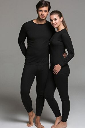 Unisex -20 Derece Siyah Termal Içlik Takım