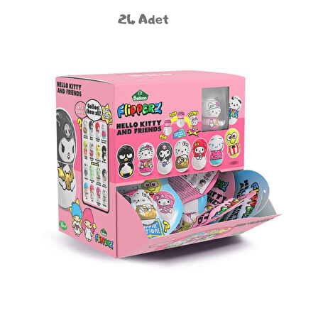 Hello Kitty & Friends Flipperz (10 Gr) 24 Adet
