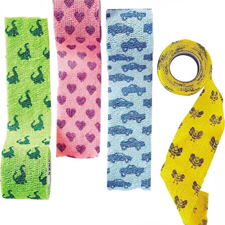 Libor  Coflex Nl Kendinden Yapışkanlı Sarma Kiti ( Kıdspack 2''x5 Yd )-( Coban Yapışkanlı Bandaj Koban )PEMBE