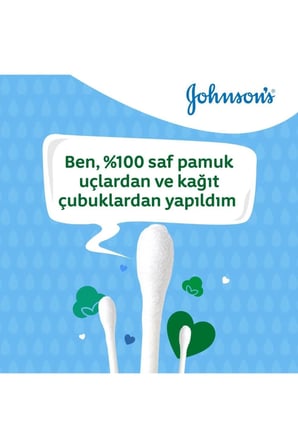 Johnsons Kulak Temizleme Çubuğu 200'lü