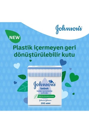 Johnsons Kulak Temizleme Çubuğu 200'lü