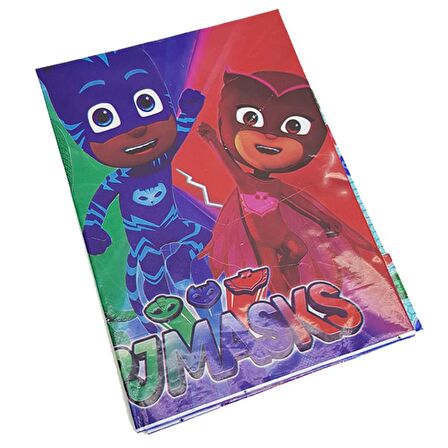 Pjmasks (Pijamaskeliler) Temalı Masa Örtüsü 120x180 Cm.