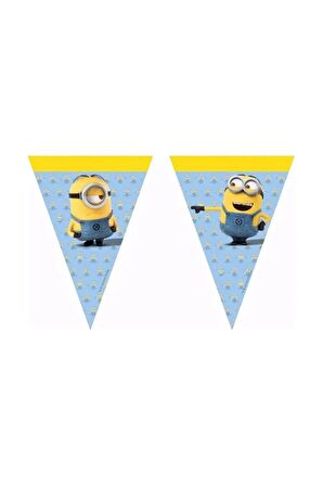 Minions Lovely Üçgen Bayrak Banner