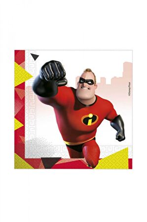 İNCREDİBLES İNANILMAZ AİLE PEÇETE 20'Lİ