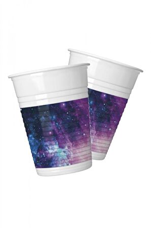 GALAKSİ PARTİ BARDAK PLASTİK 8'Lİ