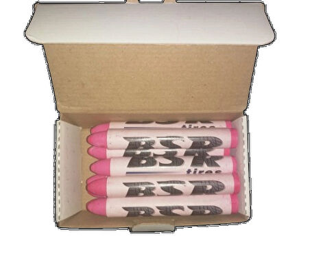 Lastik (KAUÇUK) Tebeşiri Meksika Pembe, 12ad/pk