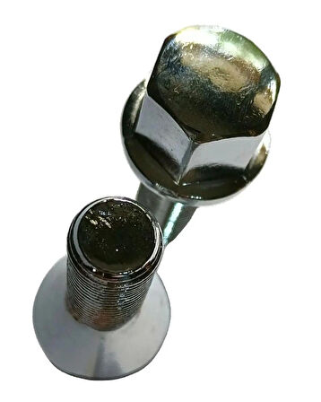 Bijon Krom Kaplı M12 x 1.25 Aa=17 mm Diş=28 Boy=56mm 5 Adet 