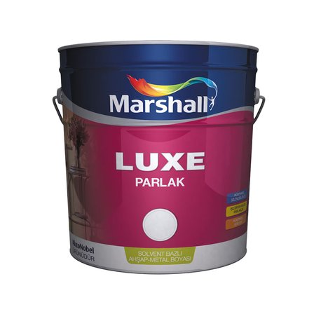 Marshall Luxe Parlak Beyaz Sentetik Yağlı Boya İç ve Dış Cephe 2,5 L