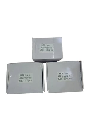 Alaşım Janta Çakmabalans Kurşun Galvanizçelik 20-25-30gr - 100 Ad