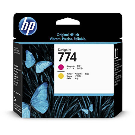 HP P2V99A (774) Kırmızı - Sarı Orjinal Baskı Kafası - Z6810