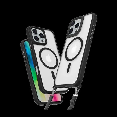 Apple iPhone 16 Pro Max Kılıf Enka Magsafe Silikon Kılıf - Siyah