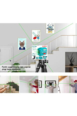 Total Distomat Yeşil Çizgi Lazer Hizalama Tll156601