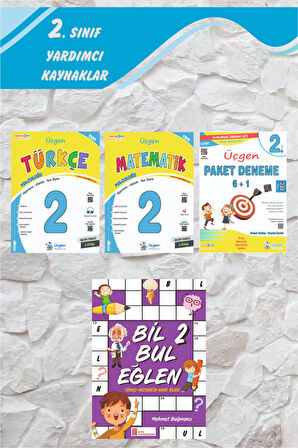 Üçgen 2.Sınıf Beceri Temelli Türkçe-Matematik-Paket Deneme 6+1-2024