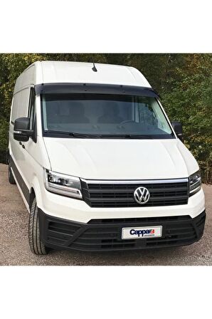 Volkswagen Crafter Ön Cam Güneşlik Siperlik Vizör Şapka Akrilik Terek Piano Black 2018 Üzeri