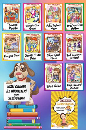 3.Sınıflar İçin Çevreci Minikler Dizisi + Hızlı Okuma