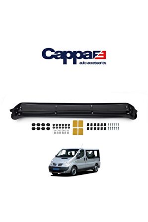 Nissan Primastar Ön Cam Güneşliği Siperlik Vizör Şapka Akrilik Terek Piano Black 2001-2014