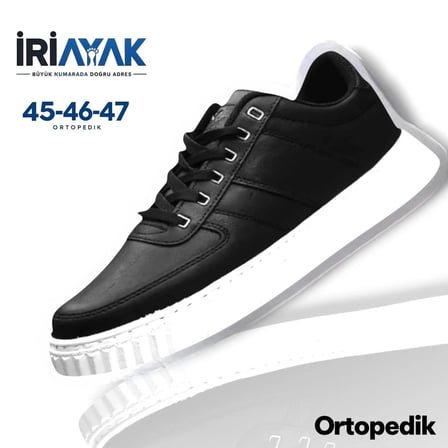  Erkek Büyük Numara Rahat Kalıp Sneaker Spor Ayakkabı (45-46-47)