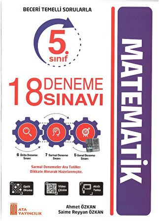 Ata 5.Sınıf Math Max Soru Bankası -18 Deneme Sınavı