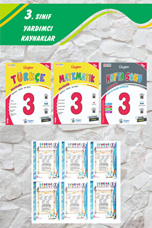 Üçgen 3.Sınıf Beceri Temelli Türkçe-Matematik-Hafta Sonu Yolculuğu-2024