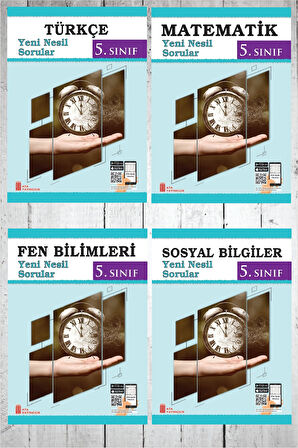 Ata 5.Sınıf Türkçe-Matematik-Fen Bilimleri-Sosyal Bilgiler Yeni Nesil Sorular
