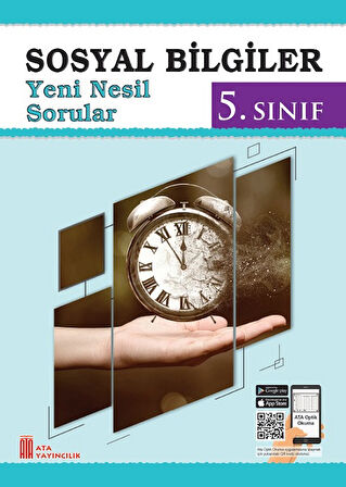 Ata 5.Sınıf Türkçe-Matematik-Fen Bilimleri-Sosyal Bilgiler Yeni Nesil Sorular
