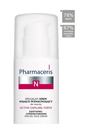 N Active-capileril Forte Yatıştırıcı Güçlendirici Özel Yüz Kremi 30ml Dermocosmetic