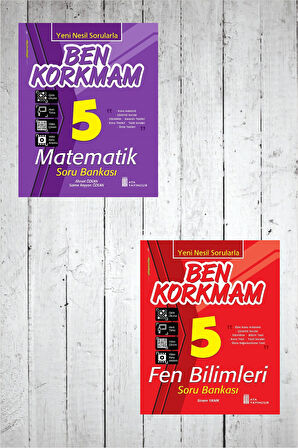 Ata 5.Sınıf Ben Korkmam Matematik -Fen Bilimleri Soru Bankası