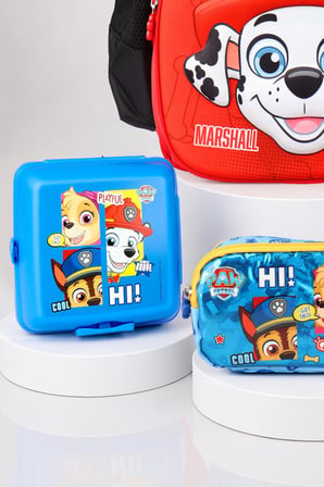 x Dekomus Lisanslı Paw Patrol Marshall 40 Cm Büyük Boy Okul Çantası,Kalem Çantası,Beslenme Kabı,Matara Seti