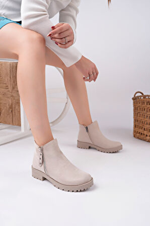 2322 SÜET KISA BOY FERMUARLI BOT