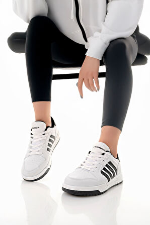 2200 Termo Taban Şeritli Bağcıklı Spor Ayakkabı