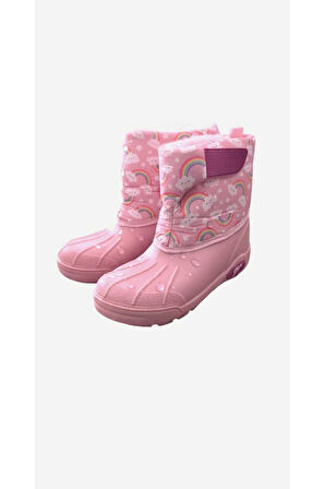 KIZ ÇOCUK SU GEÇİRMEZ İÇİ KÜRKLÜ KAR BOTU