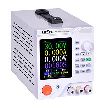 Upx L3010CP 0-30V 0-10A Tek Çıkışlı Programlanabilir Dc Ayarlı 4 Haneli Güç Kaynağı