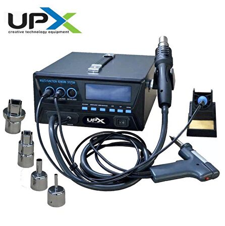 Upx 853D 3İn1 Diyafram Vakum Havya İstasyonu 800w