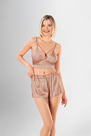 3'lü Şort Takımı Desenli