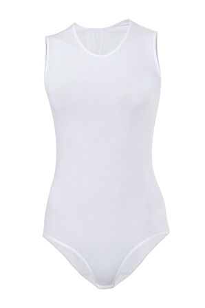 Likralı Bayan 0 Yaka 0 Kol Body 4759