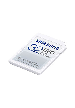 Samsung 32GB Evo Plus SDHC U1 V10 Bellek Kartı – 130MB/s Okuma Hızı, Full HD Video Desteği