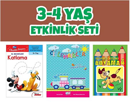 3-4 Yaş Etkinlik Seti