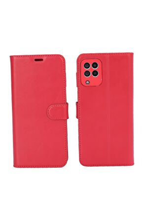 Samsung Galaxy M32 - M22 - A22 Cüzdanlı Ve Kapaklı Kılıf