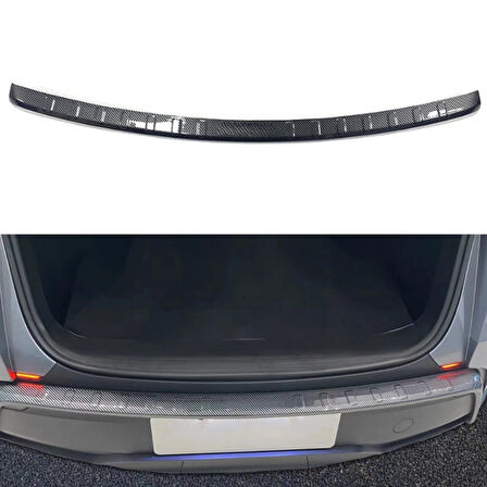 TESLA MODEL Y JUNİPER ABS Karbon Fiber Görünüm Arka Tampon Eşiği Koruyucu