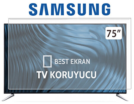 SAMSUNG 75QN90F TV EKRAN KORUYUCU - Samsung 75" inç 189cm 190 Ekran KIRILMAZ Smart QLED kORUYUCU QE75QN90FATXTK