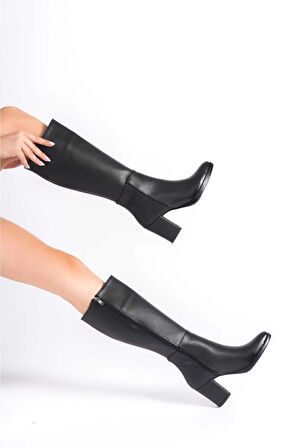 Hadid Cilt Topuklu Çizme