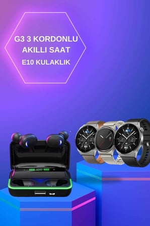 Yeni Nesil Akıllı Saat Ve Bluetooth Kulaklık Titreşim Bildirimleri Uyku Takibi - Lisinya