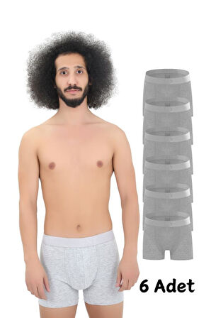 Erkek Boxer Likralı 6'lı Premium Paket
