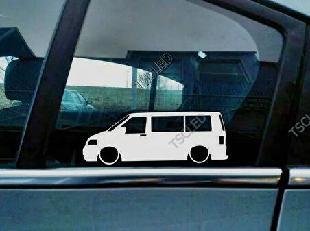 17CM T5 Transporter Multivan Kelebek Cam Oto Sticker 2 Adet
